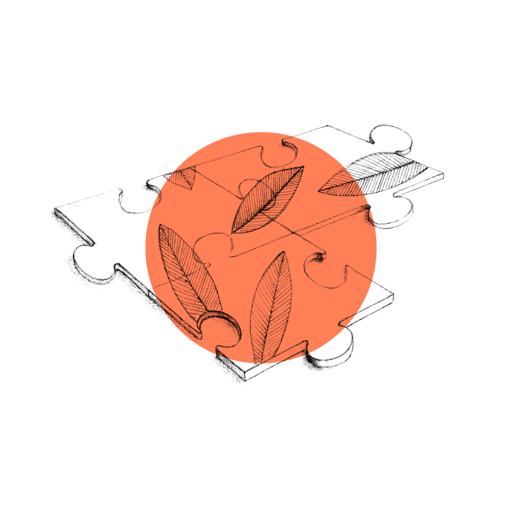 Illustration pièce de puzzle, d'Audrey Agnier